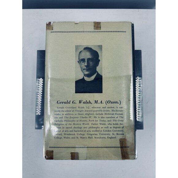 RARE 1946 Dante Alighieri “Citizen of Christendom by Gerald Walsh 1st ed.185 Pgs - Picture 4 of 12